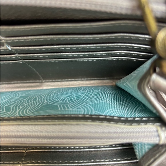 The Sak Silver Metallic Wallet//Wristlet - Picture 11 of 13